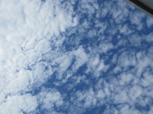 立秋の前日の空 立秋の前日の空