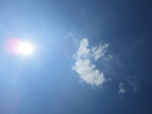 雨降りの日に晴れた写真🌞